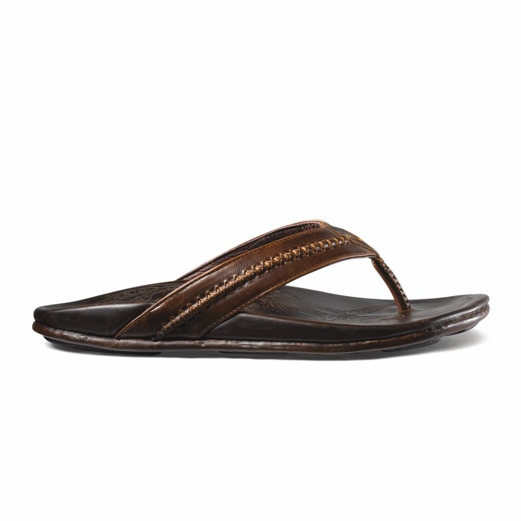 Sandalias Olukai Mea Ola - Chanclas Hombre Cafes 20976-012